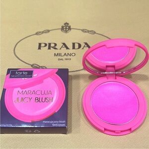 Tarte Maracuja Juicy Blush - Bright Pink. Big Ego.